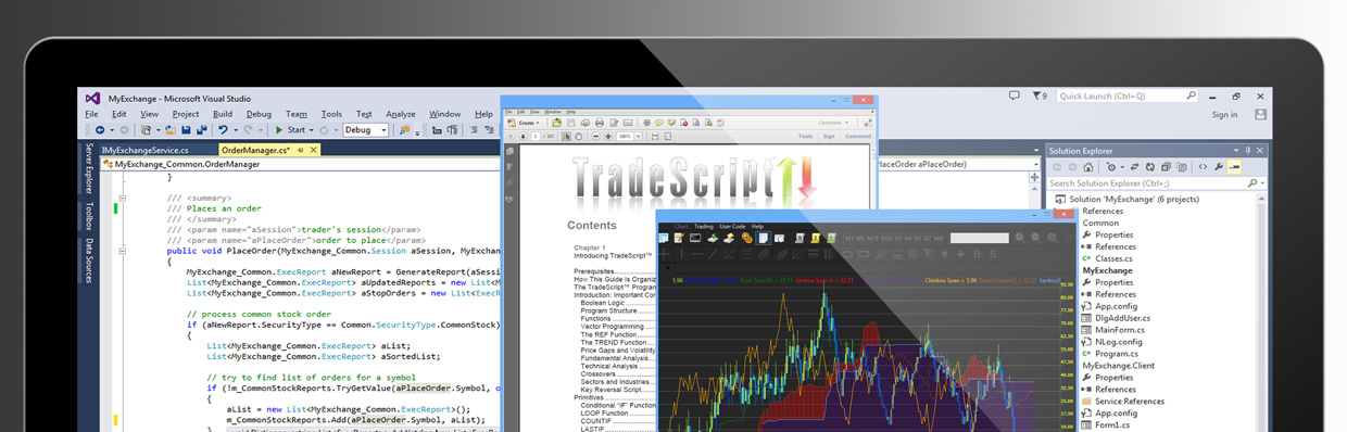 Stock Chart Components and Libraries, Technical Analysis Indicator Libraries, Exchange Engines, Quote Servers and more.